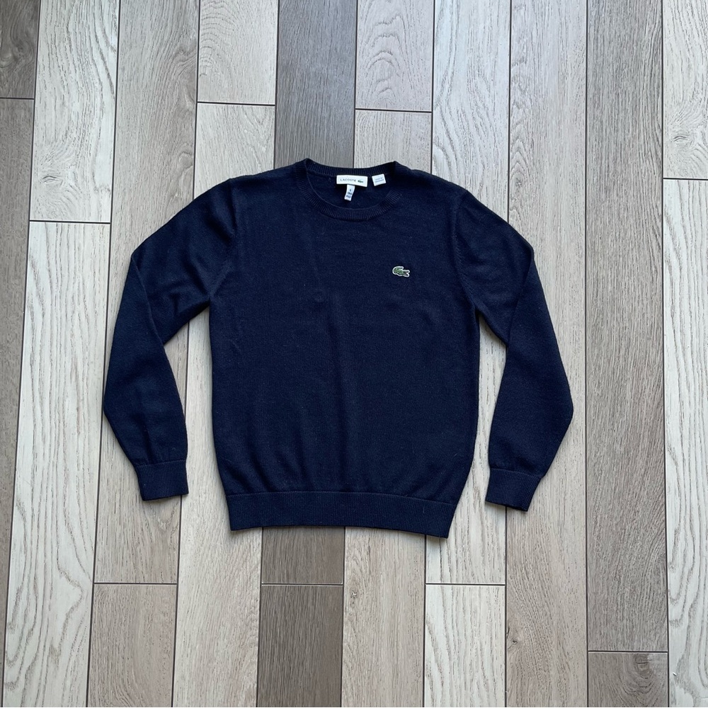 Lacoste kids Cotton Dark Blue Sweater